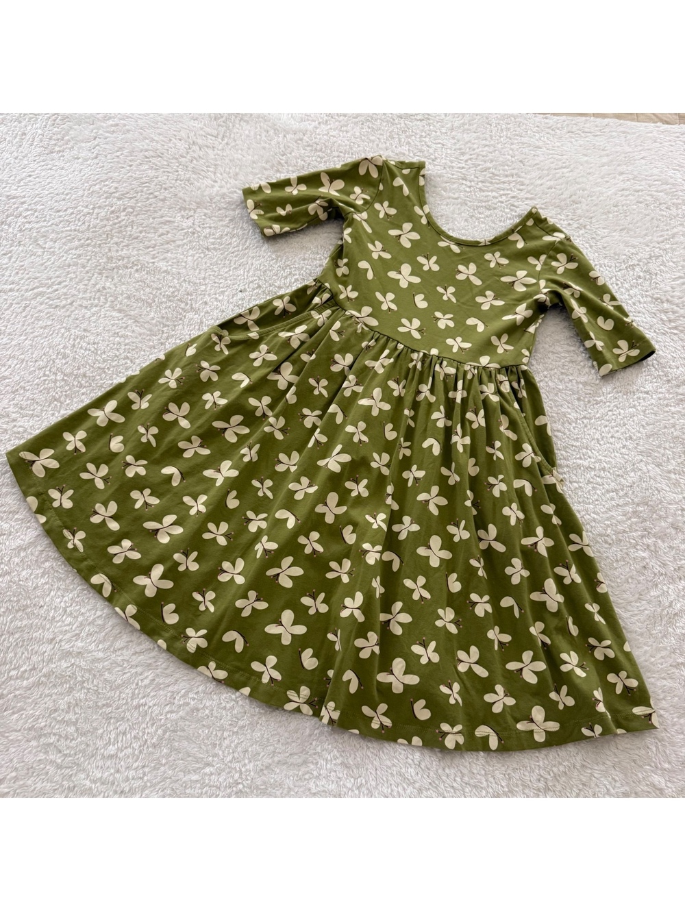 8y Hanna Andersson Butterflies Dress